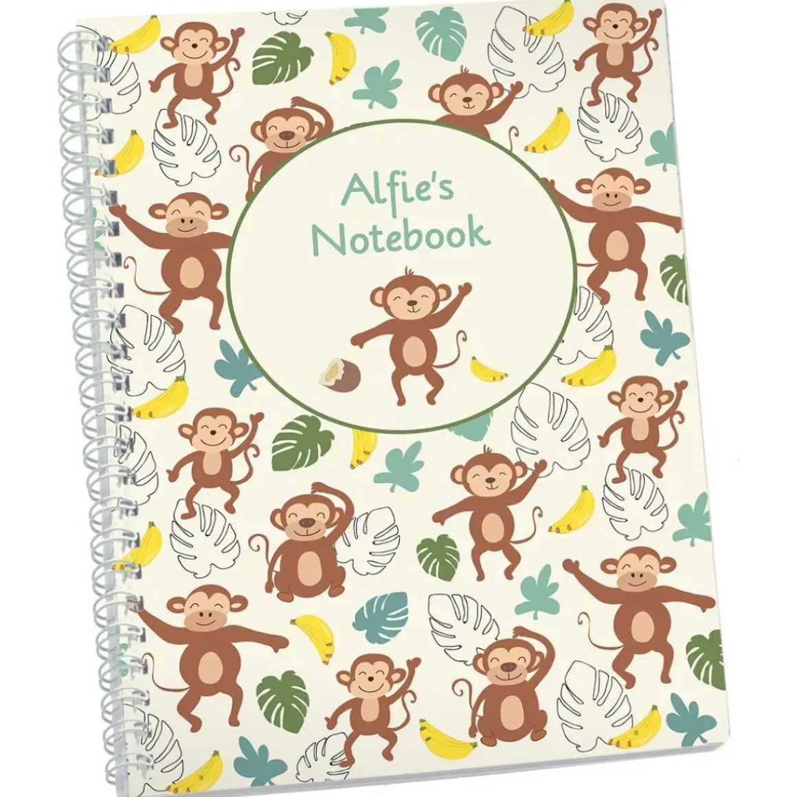 Cheeky Monkey Personalised Notebook
