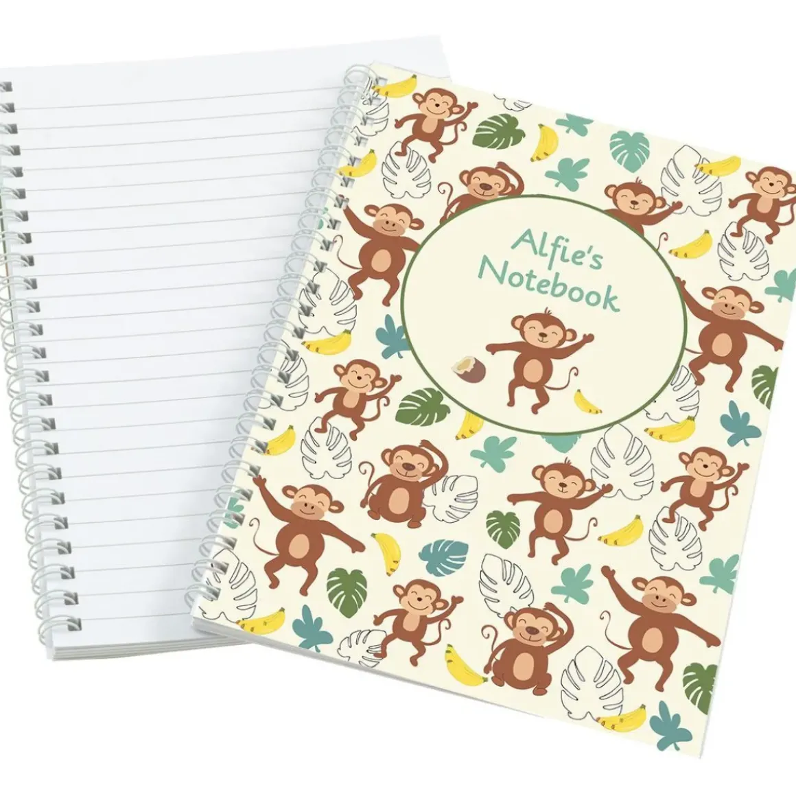 Cheeky Monkey Personalised Notebook
