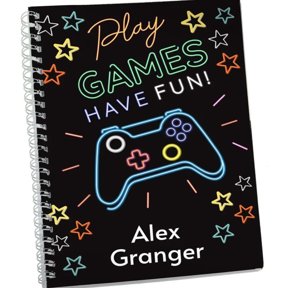 Gaming Personalised Notebook