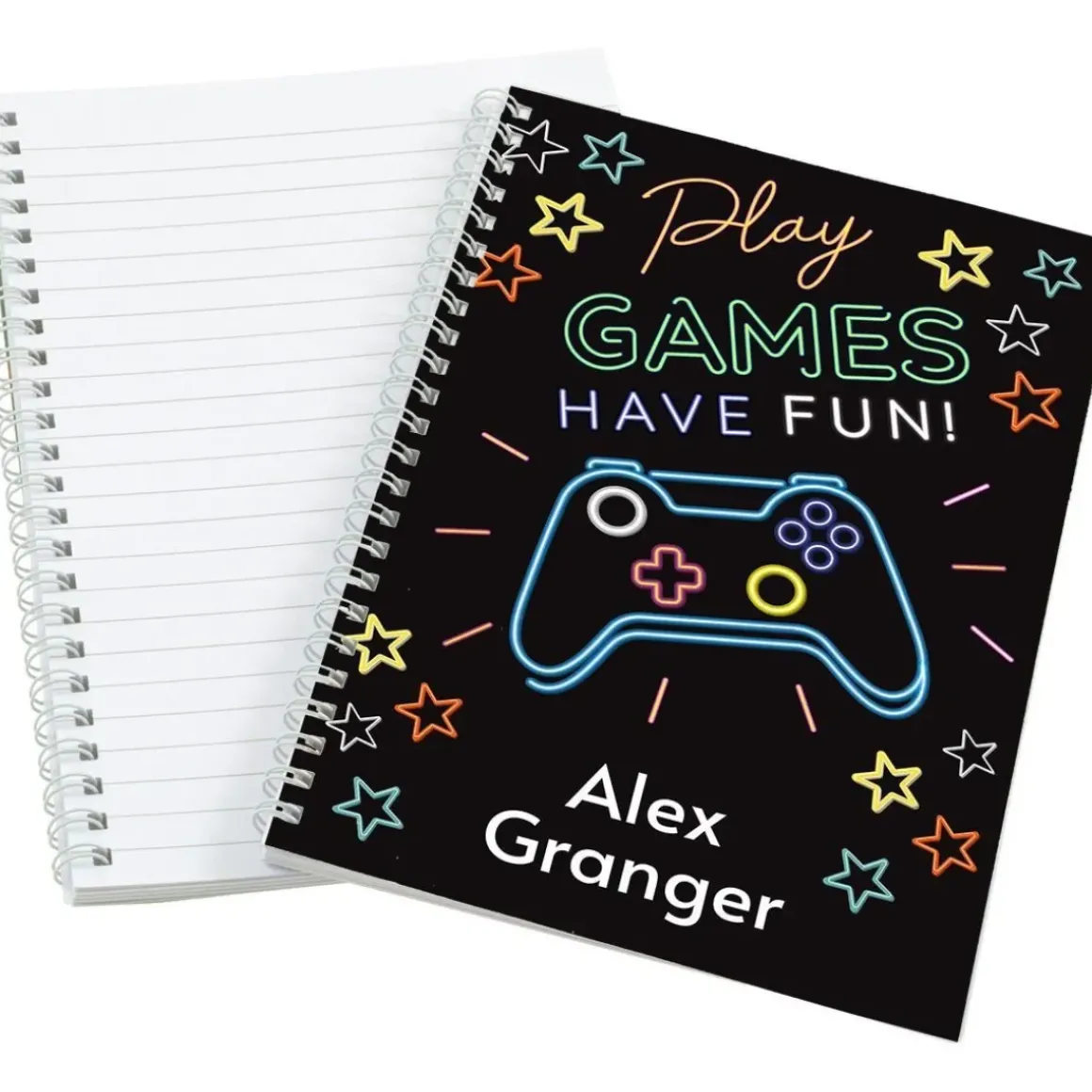 Gaming Personalised Notebook