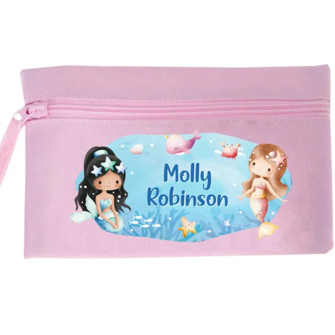 Mermaids Personalised Pencil Case