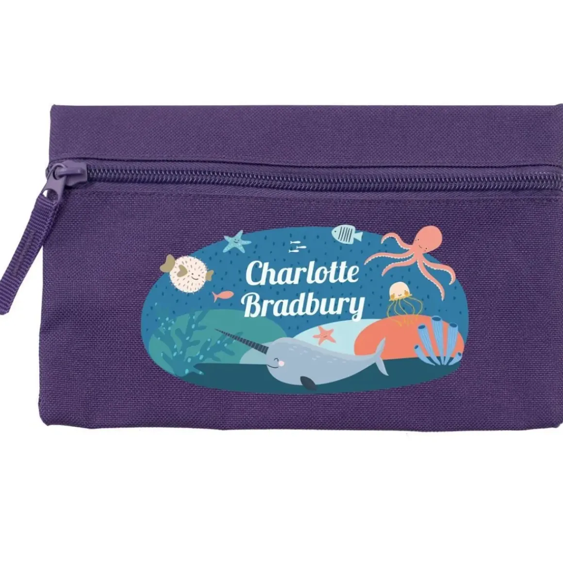 Ocean Life Personalised Pencil Case
