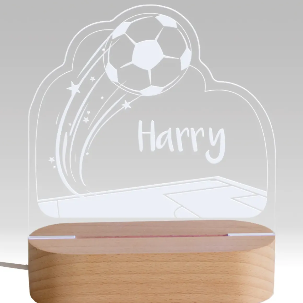 Personalised Football LED Light