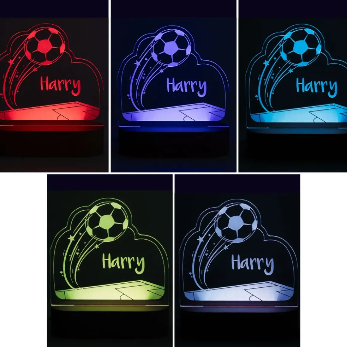 Personalised Football LED Light