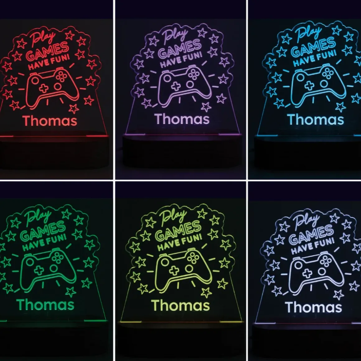 Personalised Gaming LED Light