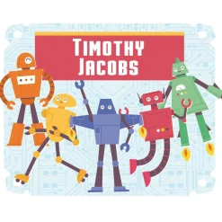 Robots Personalised Apron - Age 7-10