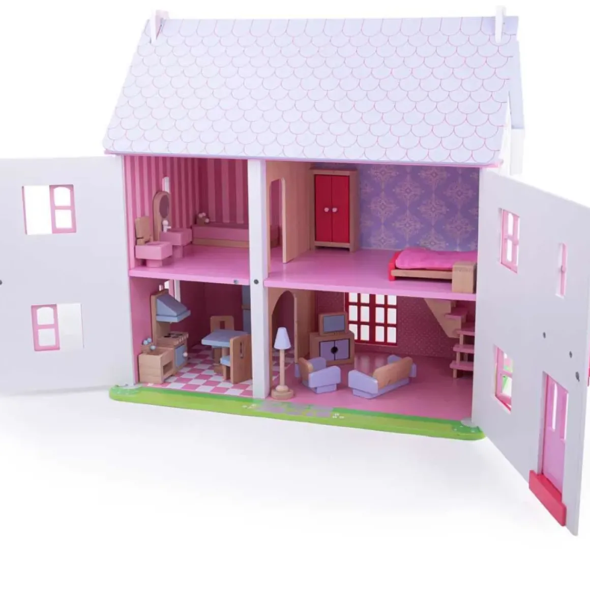 Rose Cottage Dolls House and Furniture