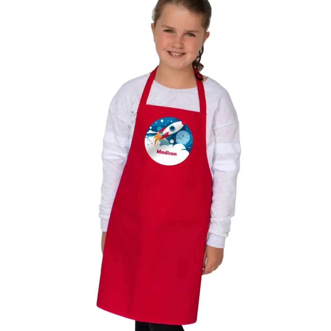 Space Adventure Personalised Apron - Age 7-10
